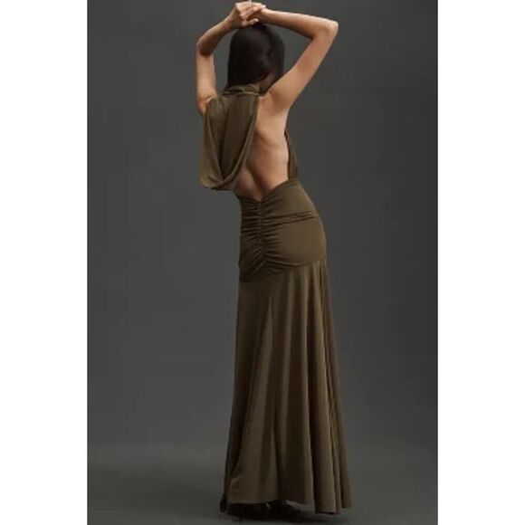 Ronny kobo Hunter Dress in Fern Large - Picture 6 of 15